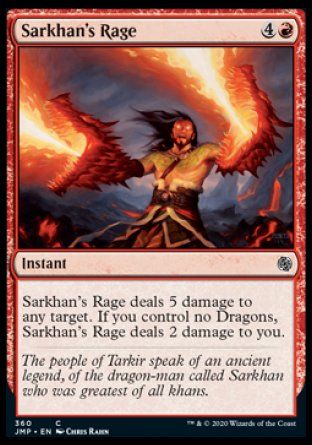 Sarkhan's Rage (Jumpstart) Trading Card