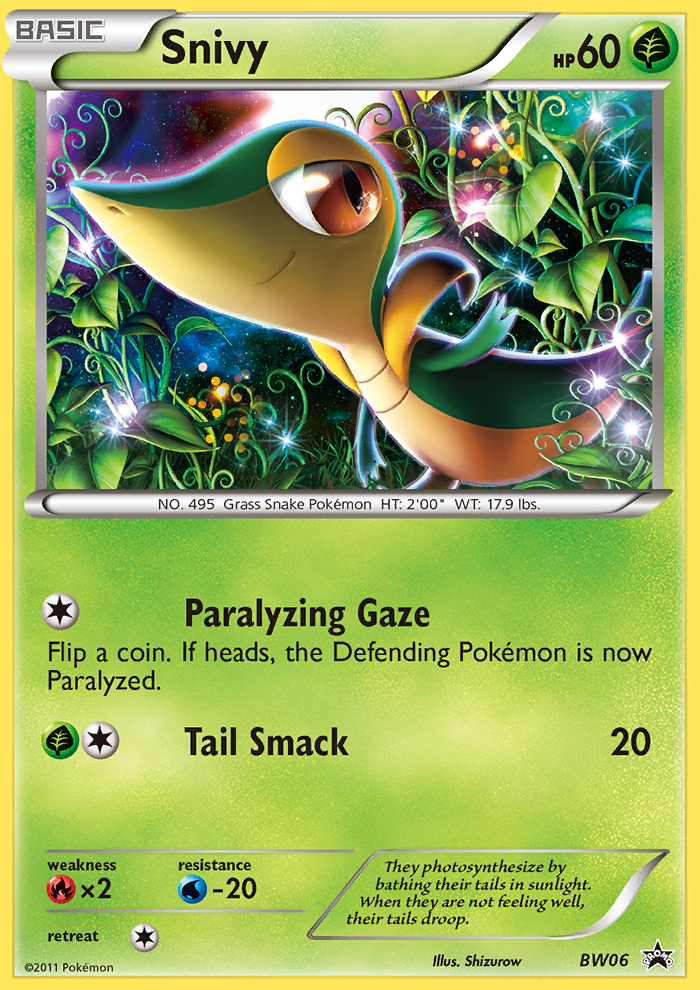 Snivy (BW06) - BW Black Star Promos Pokémon Card