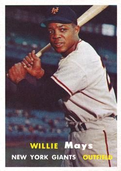 Willie Mays 1957 Topps #10 Sports Card