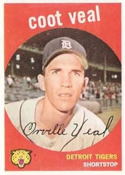 Coot Veal 1959 Topps #52 Sports Card