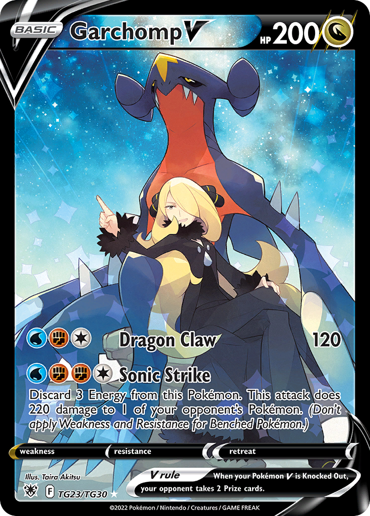 Garchomp V (TG23) - Astral Radiance Trainer Gallery Pokémon Card