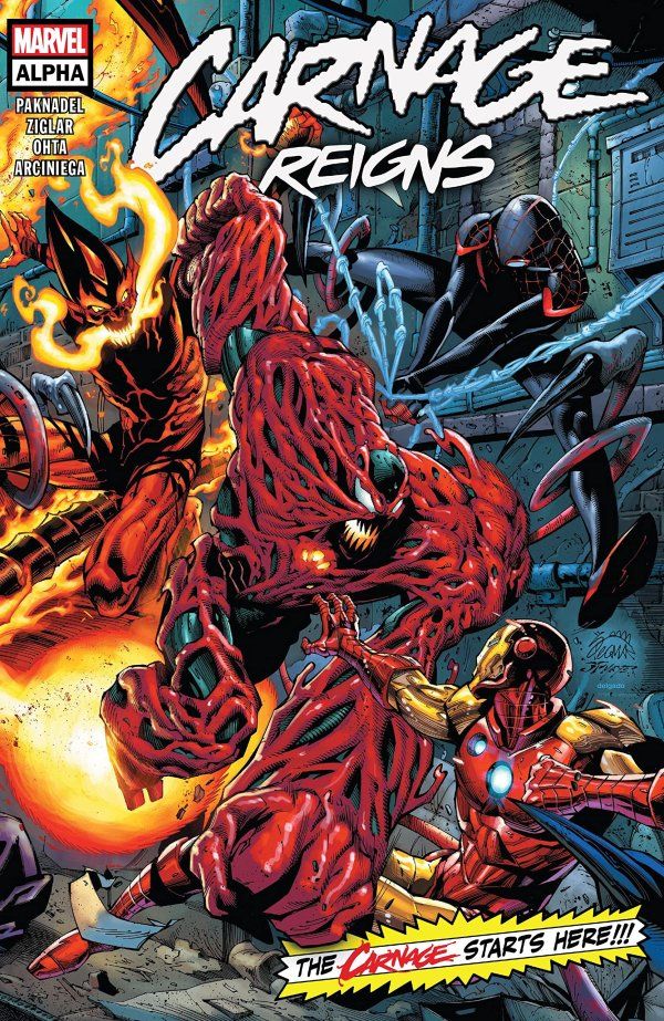 Carnage Reigns: Alpha #1 Comic