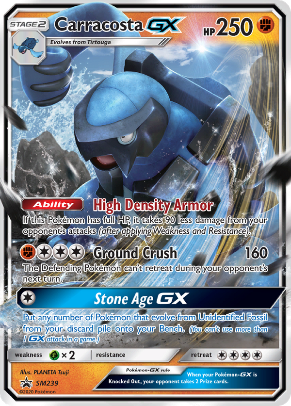 Carracosta GX (SM239) - SM Black Star Promos