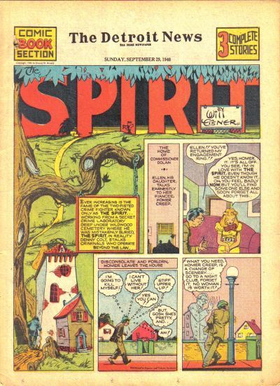Spirit Section #9/29/1940 Comic