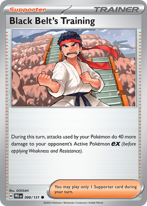 Black Belt's Training (Trainer: Supporter) (98/131) - Prismatic Evolutions