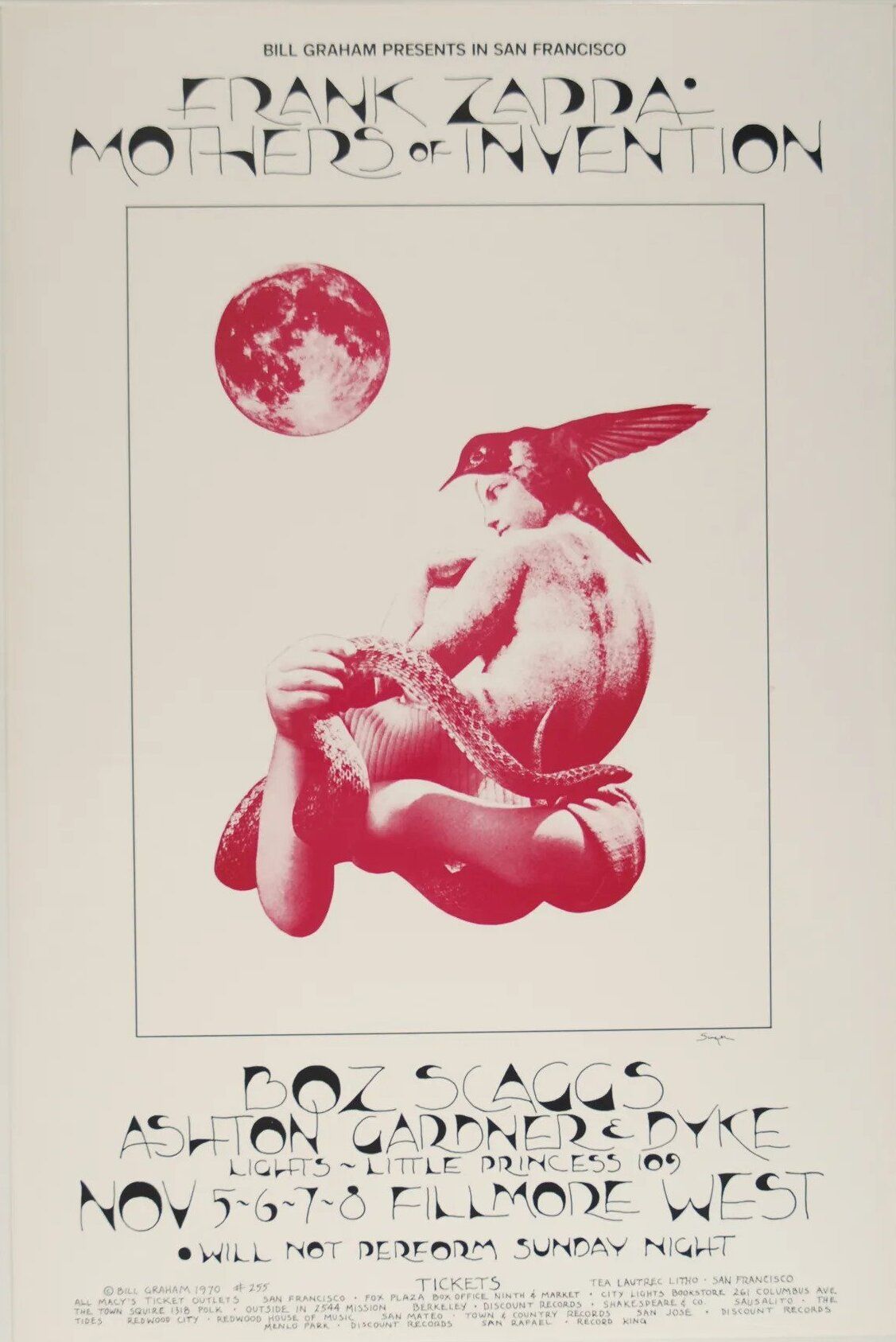 BG-255-OP-1 Concert Poster