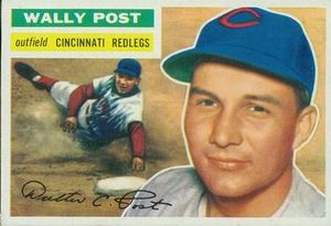 Wally Post 1956 Topps #158