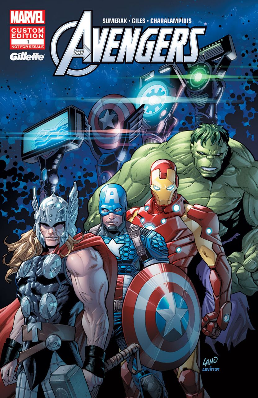 Avengers Presented by Gillette #1 Comic