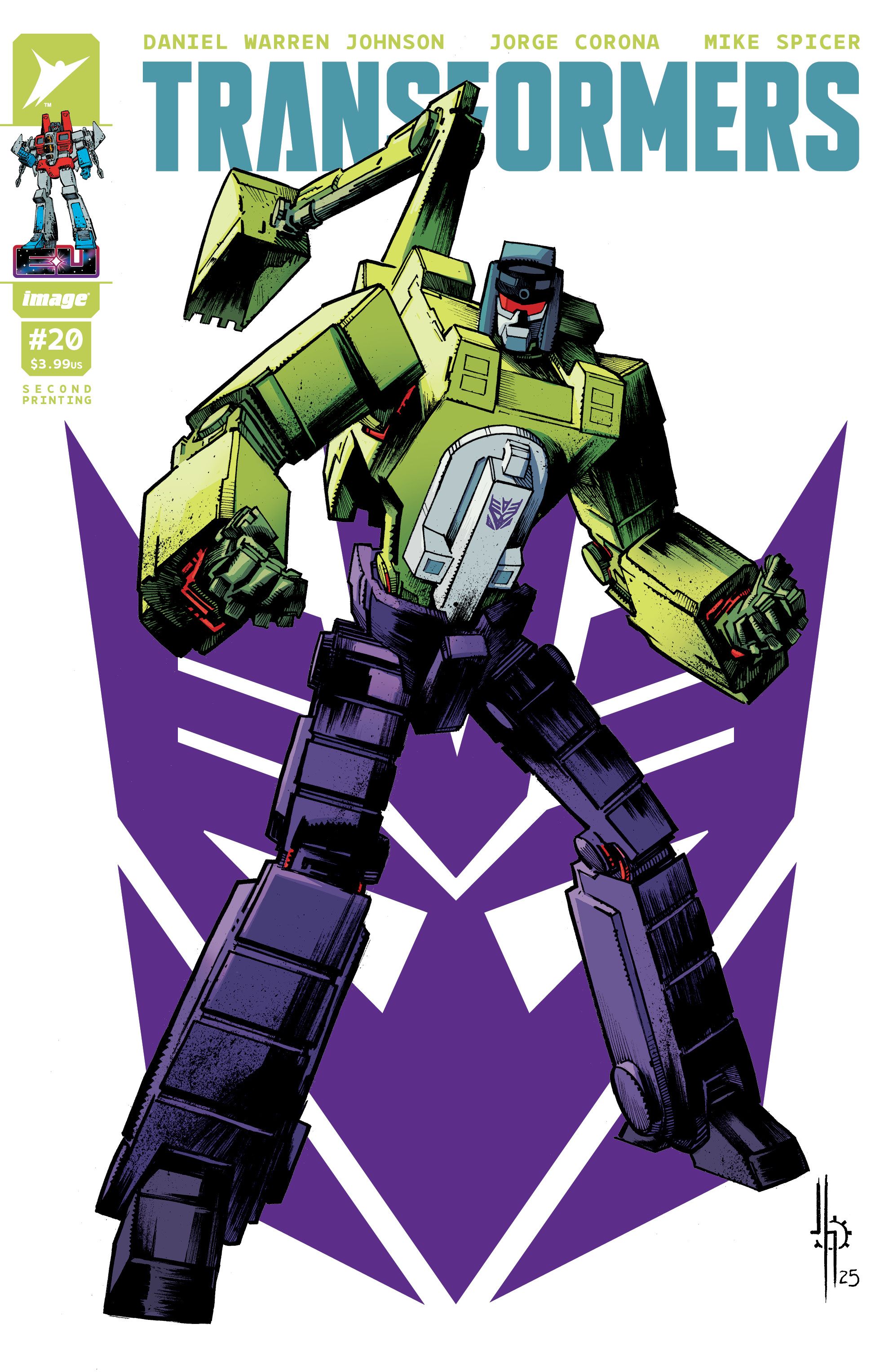 Transformers #20 (2nd Ptg Cvr A Jason Howard Decepticon Cvr) Comic