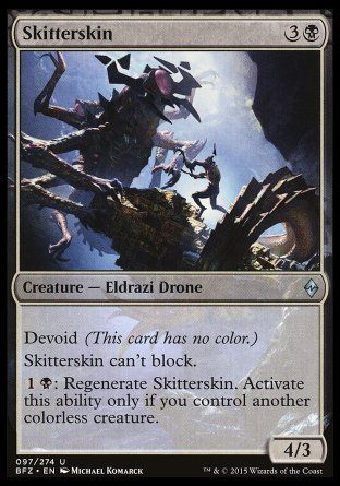 Skitterskin (Battle for Zendikar) Trading Card