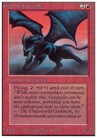 Granite Gargoyle (Unlimited) Trading Card