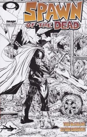 Spawn #223 (Todd McFarlane Black & white Incentive Cover)