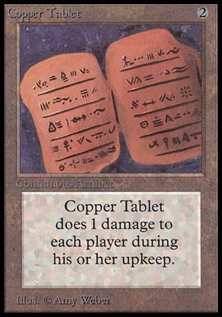 Copper Tablet (Beta) Trading Card