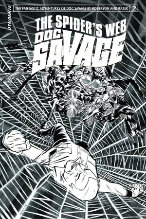 Doc Savage Spiders Web #2 (Cover B 10 Copy Torres B&amp;w Inc)