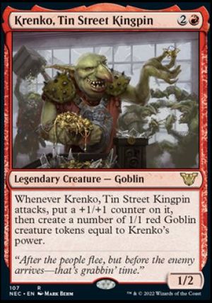 Krenko, Tin Street Kingpin (Kamigawa Neon Dynasty Commander Decks)