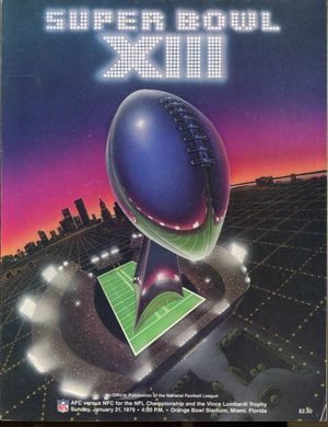 Super Bowl XIII Game Program #13