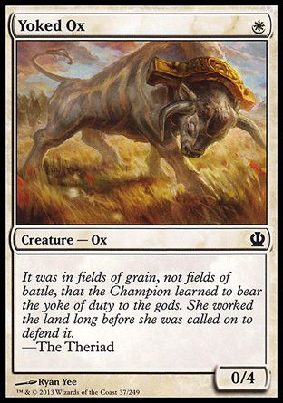 Yoked Ox (Theros) Trading Card