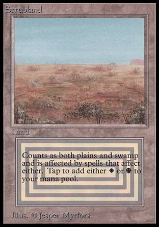 Scrubland (Beta) Trading Card