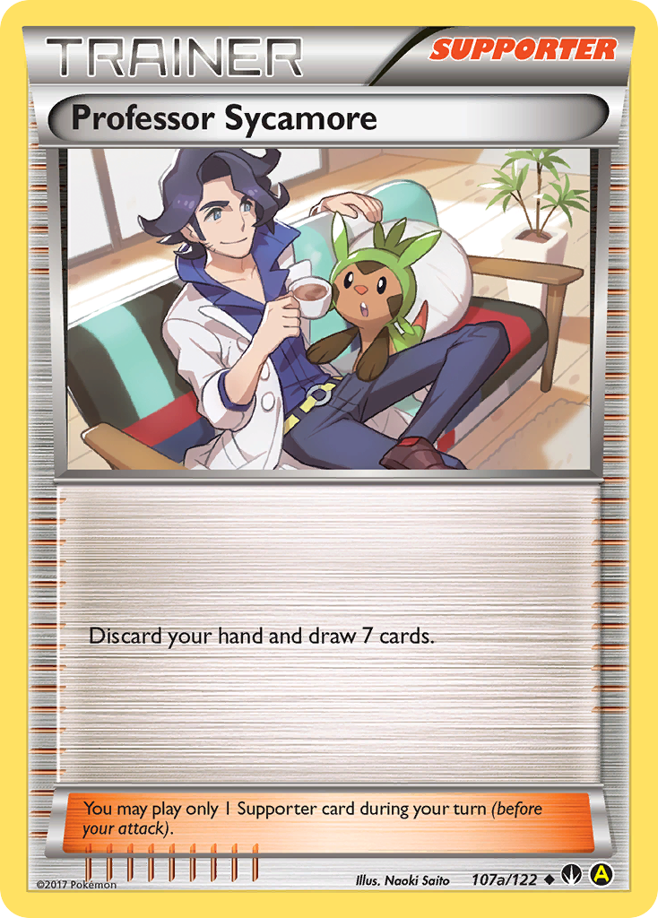 Professor Sycamore (Trainer: Supporter) (107a) - BREAKpoint Pokémon Card