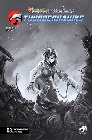 Thundercats X Silverhawks Thunderhawks #3 (Cvr G Inc 1:10 Alessendro Ranaldi Line Art Variant)