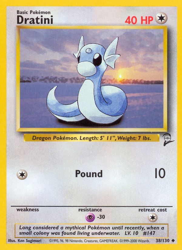 Dratini (38/130) - Base Set 2 Pokémon Card