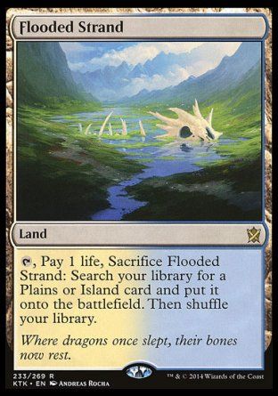 Flooded Strand (Khans of Tarkir) Trading Card