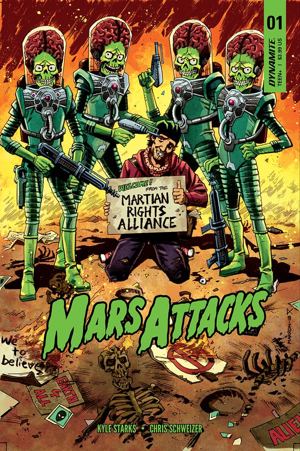 Mars Attacks #1 (Cover C Marron)
