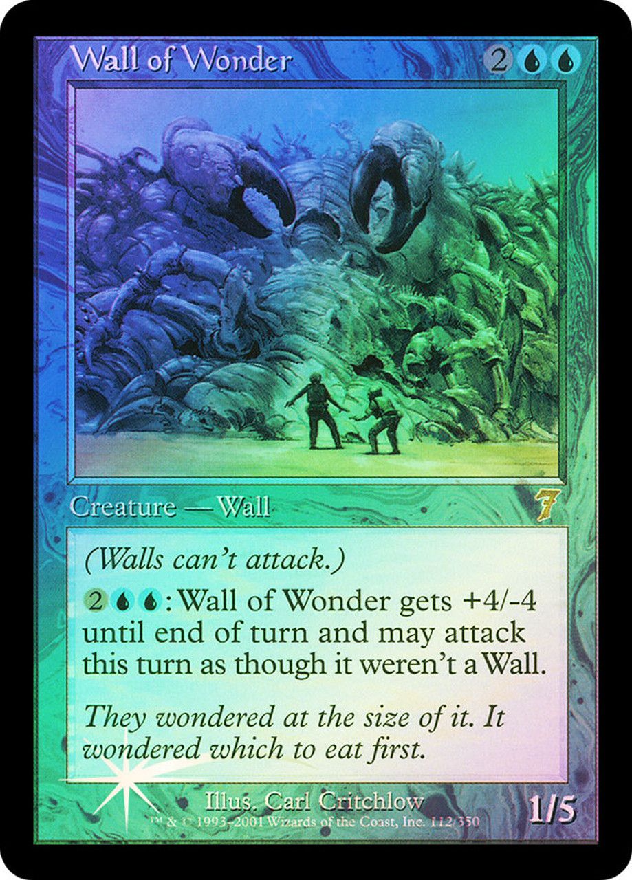 Wall of Wonder (7th Edition - Foil) Trading Card