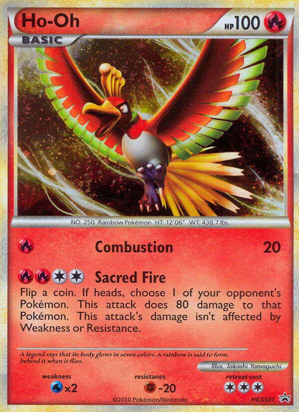 Ho-Oh (HGSS01) - HGSS Black Star Promos Pokémon Card