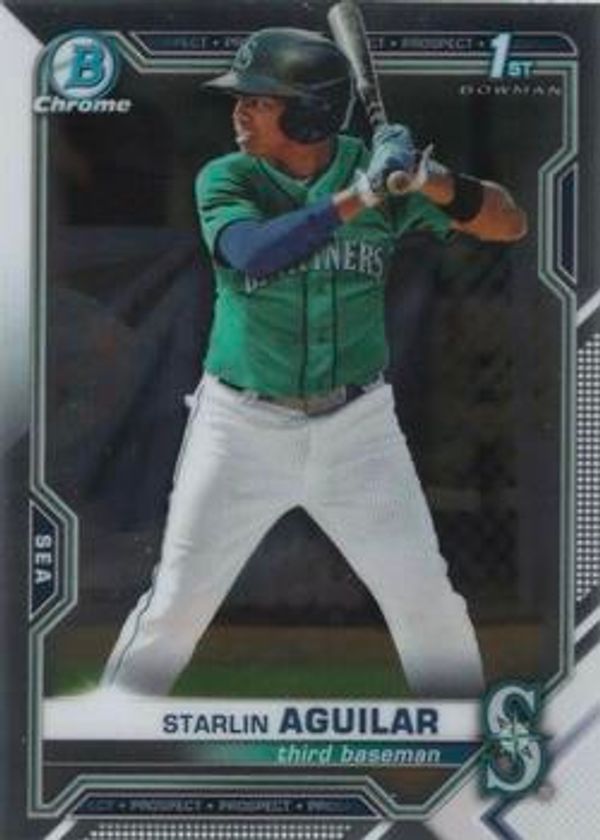 Starlin Aguilar 2021 Bowman Chrome - Prospects Baseball #BCP-249