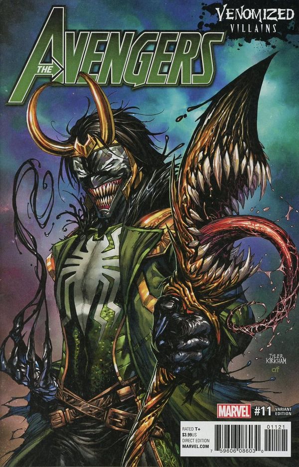 Avengers #11 (Kirkham Venomized Loki Variant Se)