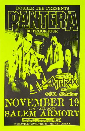 Pantera & Anthrax Salem Armory 1997