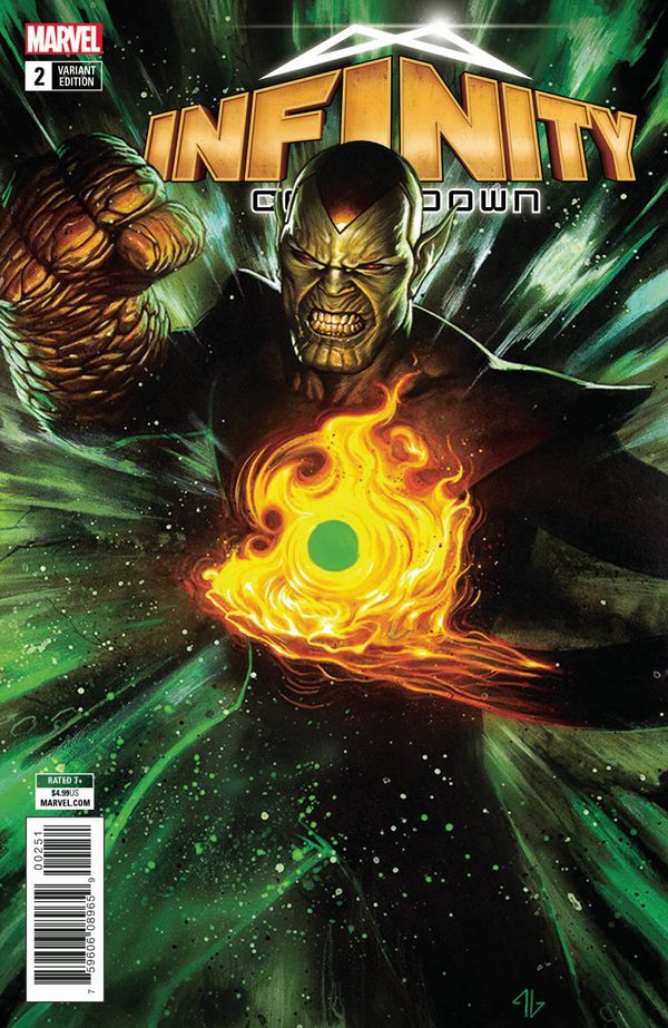 Infinity Countdown #2 (Super Skrull Holds Infinity Variant)