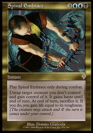 Spinal Embrace (Invasion) Trading Card