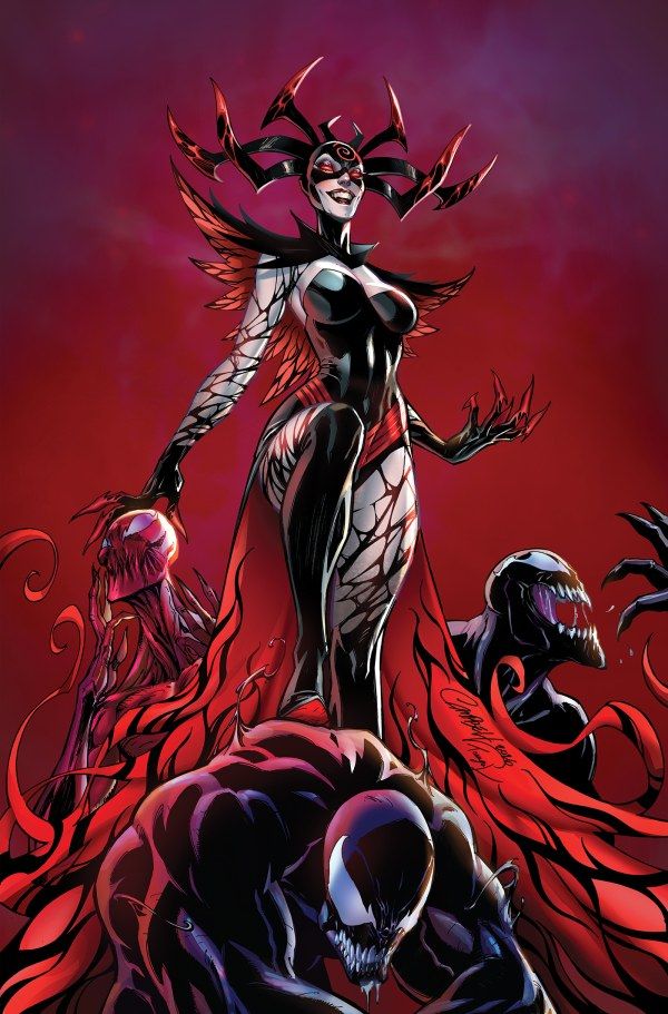 Queen in Black #1 (J. Scott Campbell Virgin Variant) Comic