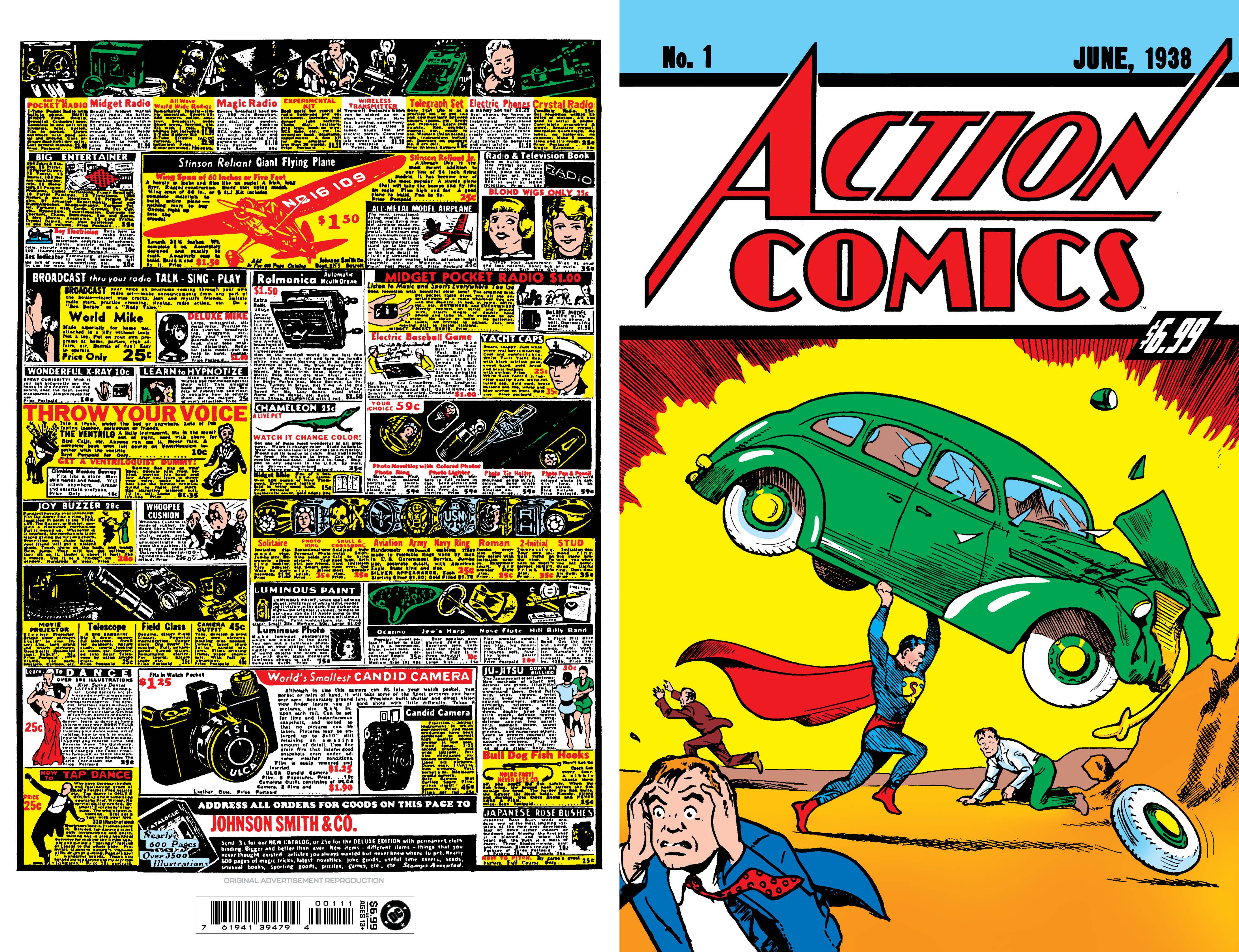 Action Comics #1 (2026 Facsimile Edition Cvr A Joe Shuster) Comic