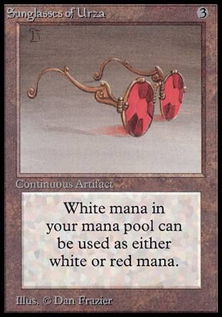 Sunglasses of Urza (Alpha) Trading Card