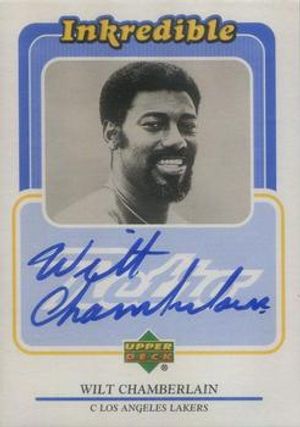 Wilt Chamberlain 1999-00 Upper Deck Retro - Inkredible Basketball #WC