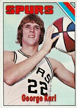 George Karl 1975 Topps #303 Sports Card