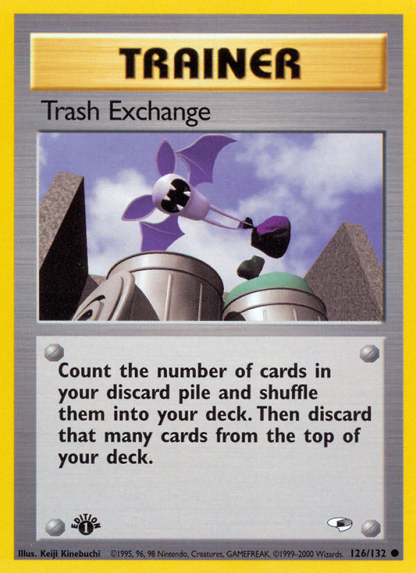 Trash Exchange (Trainer) (126/132) - Gym Heroes (1st Edition) Pokémon Card