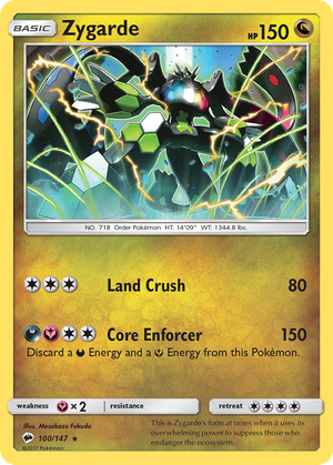 Zygarde (100/147) - Burning Shadows (Reverse Holo)