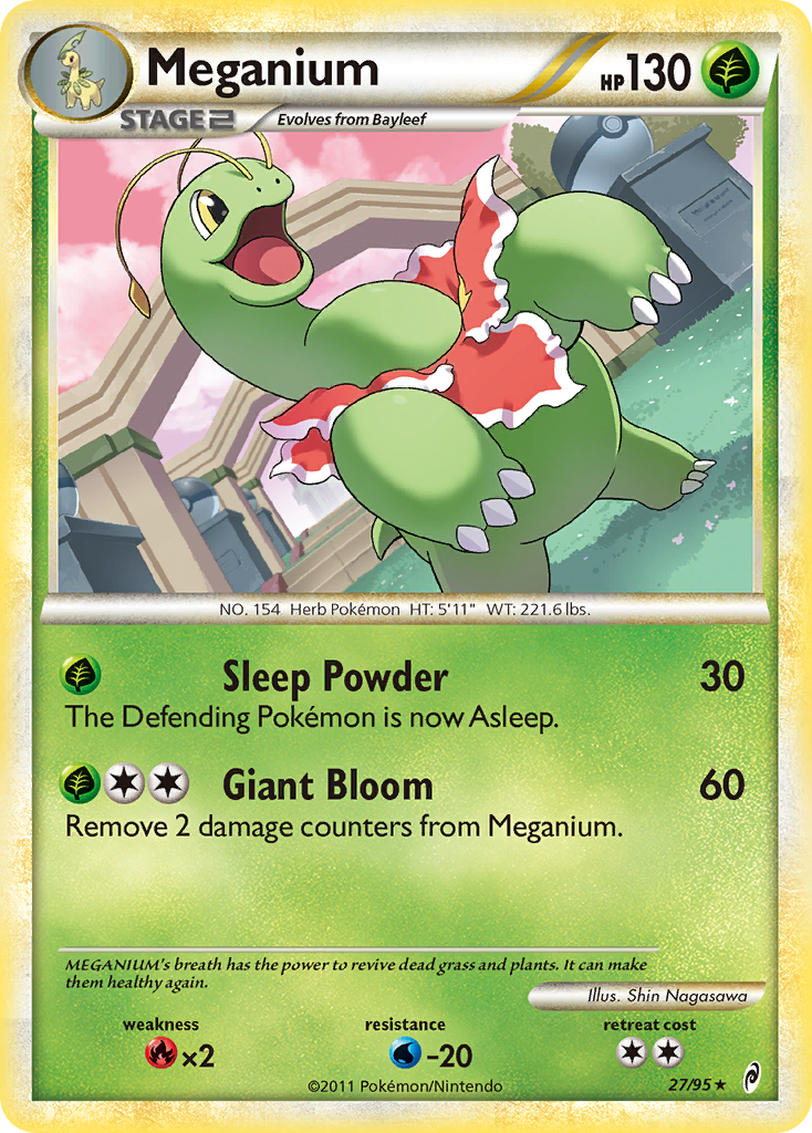 Meganium (27/95) - Call of Legends Pokémon Card