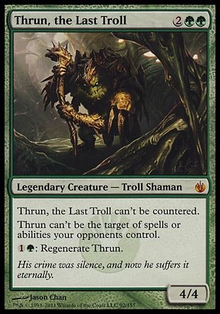 Thrun, the Last Troll (Mirrodin Besieged) Trading Card