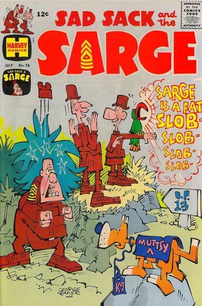 Sad Sack And The Sarge #76 Comic
