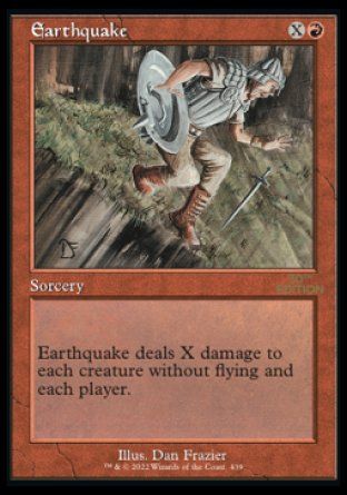 Earthquake (Magic 30th Anniversary Edition - Old Frame) Trading Card