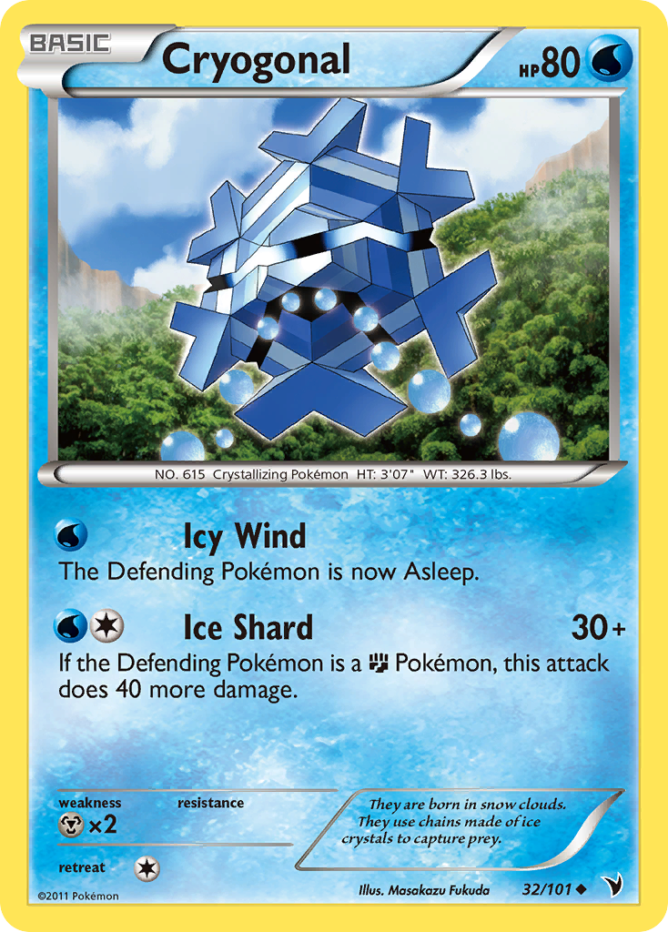 Cryogonal (32/101) - Noble Victories Pokémon Card