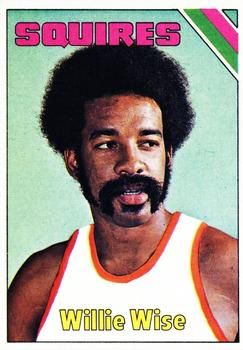 Willie Wise 1975 Topps #255 Sports Card