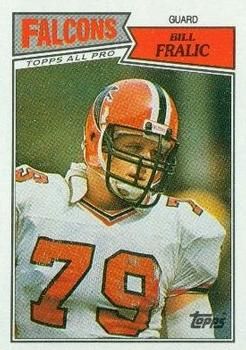 Bill Fralic 1987 Topps #255 Sports Card
