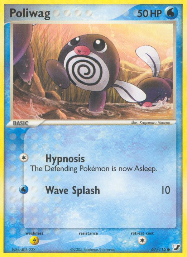 Poliwag (67/115) - Unseen Forces Pokémon Card