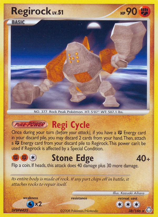 Regirock (38/146) - Legends Awakened Pokémon Card